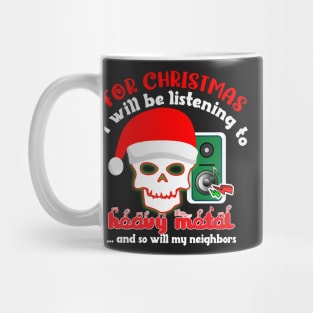 HEAVY METAL CHRISTMAS SWEATER, SHIRT, SOCKS, AND MORE Mug